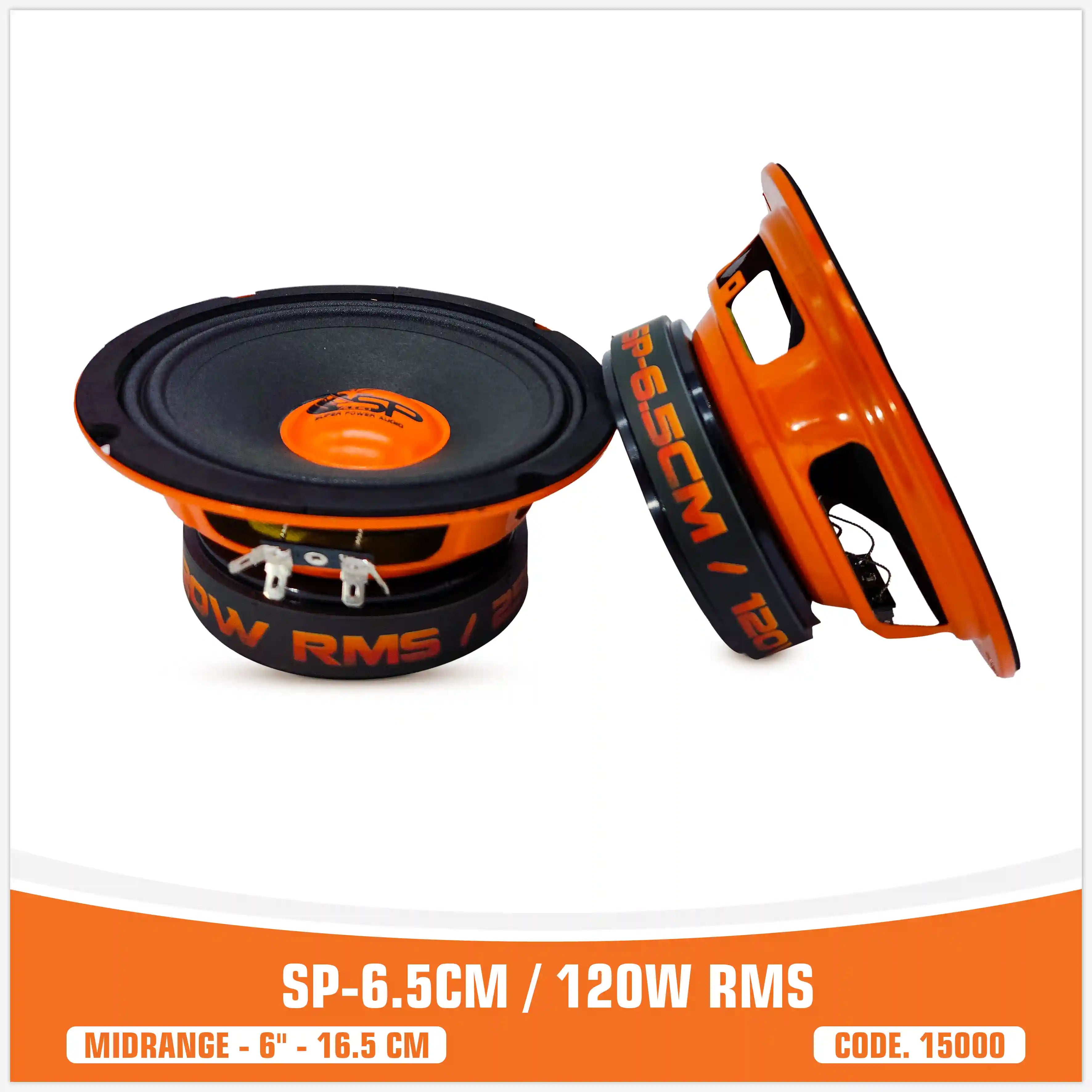 SP 6.5CM MIDRANGE IL PIÙ VENDUTO6,5"/16,5CM 100W RMS (PREZZO COPPIA)