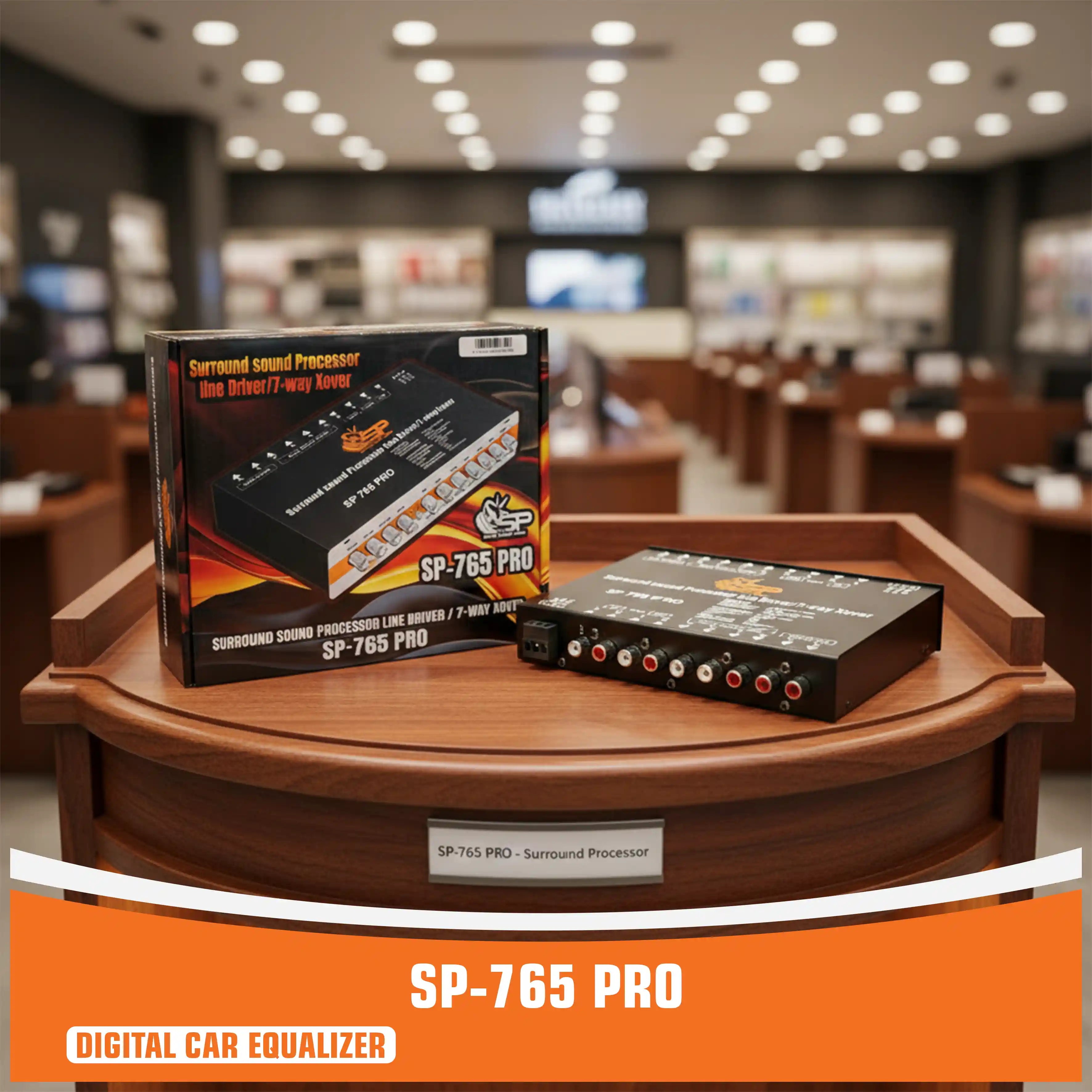 SP-765 PRO - Procesador de sonido envolvente Línea Driver / Xover de 7 vías - Procesador digital