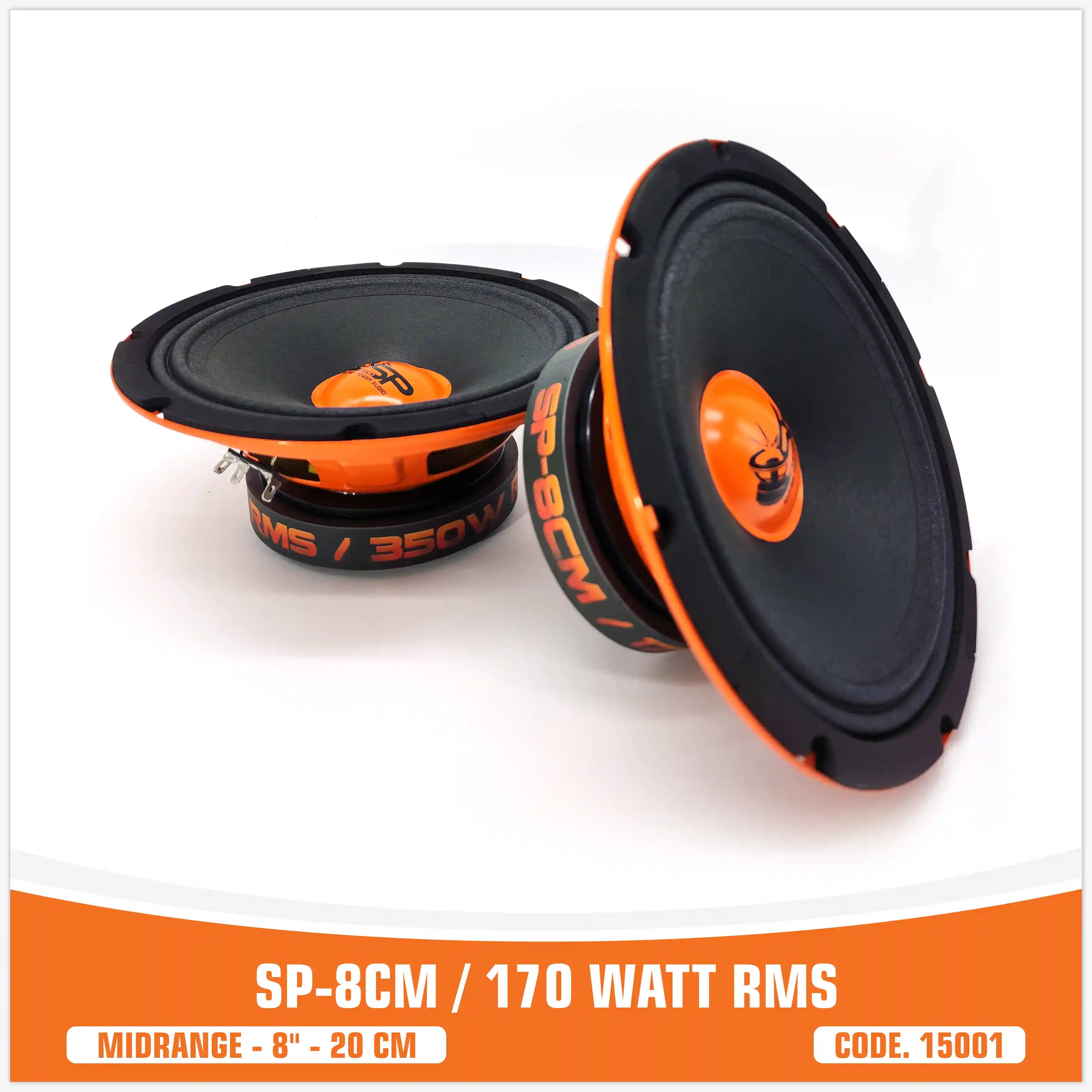 (8CM   میدرنج)
 (8"/ 20CM)
(150W RMS)
(قیمت جفت)