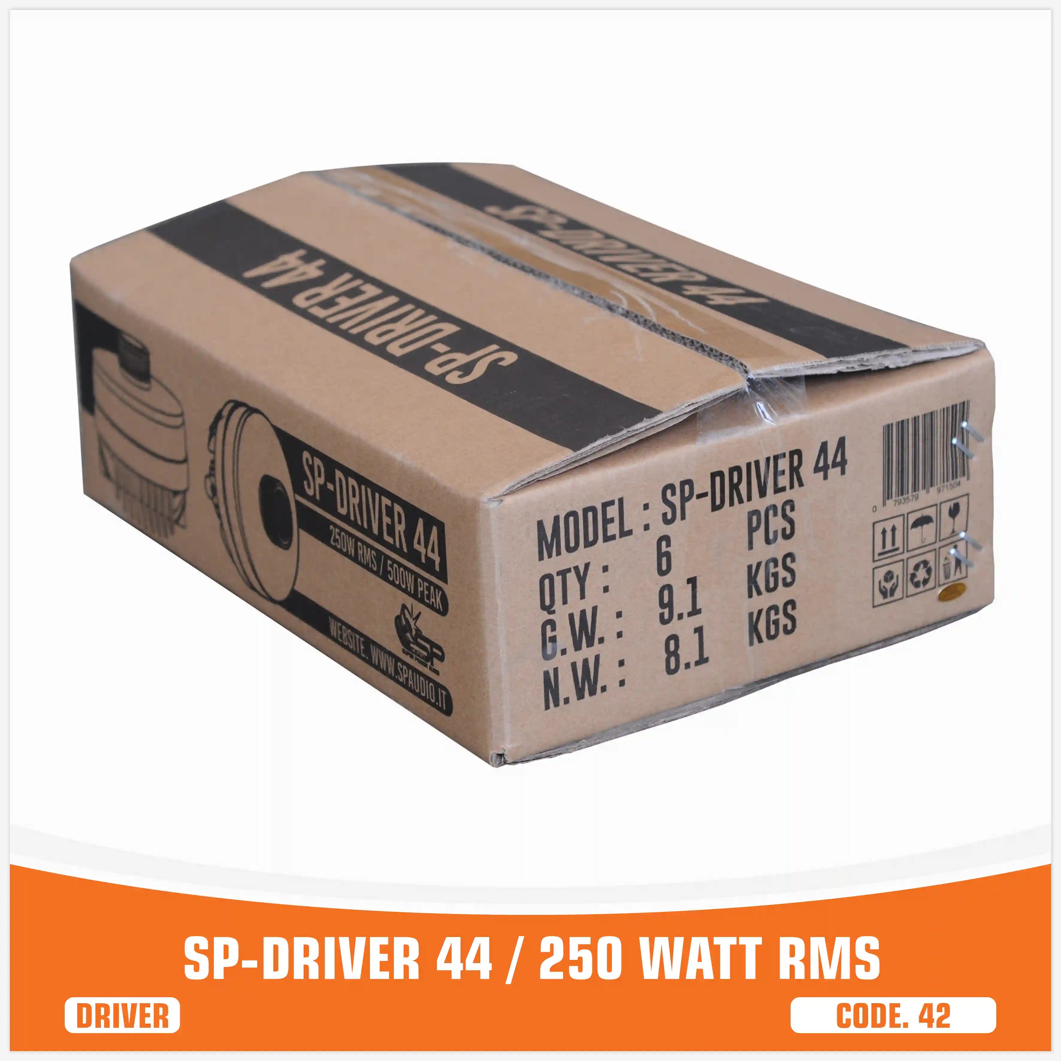 (درایور   44)
(بدون هورن)
 (250W RMS)
(قیمت تک)