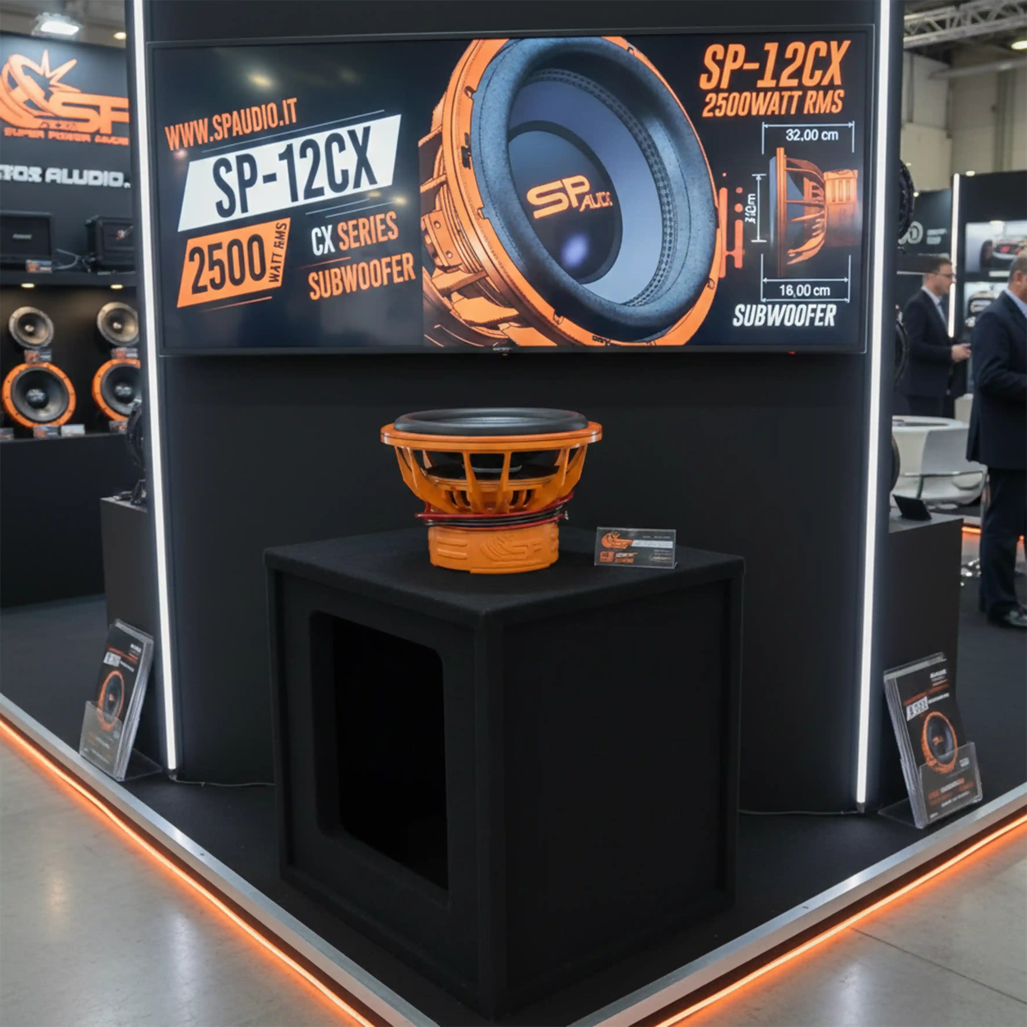 SP 12CX SUBWOOFER 12"/30CM 2500W RMS  (PRIX ​​UNIQUE)