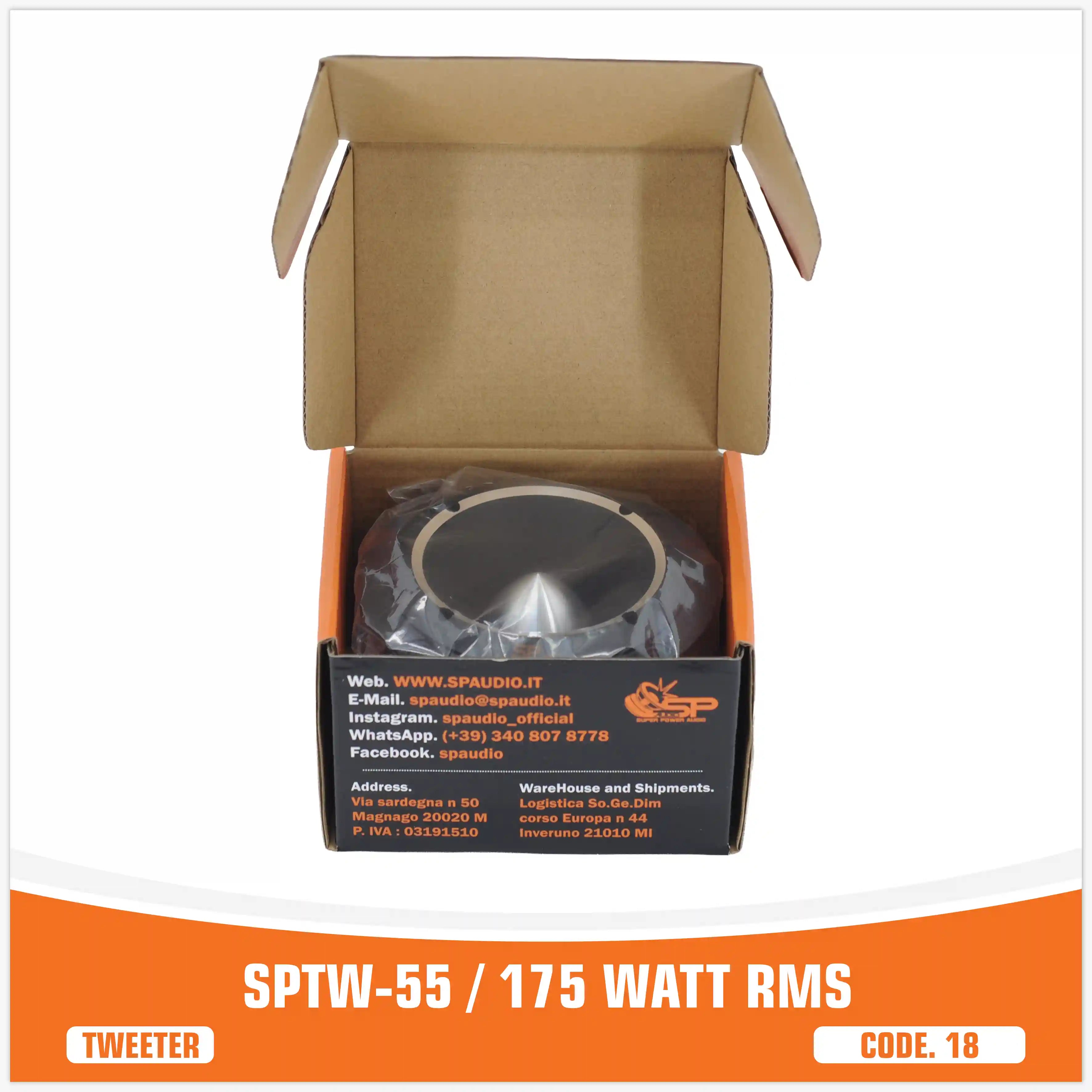 SP TW 55 BULLET TWEETER 175W RMS (UNIT PRICE)