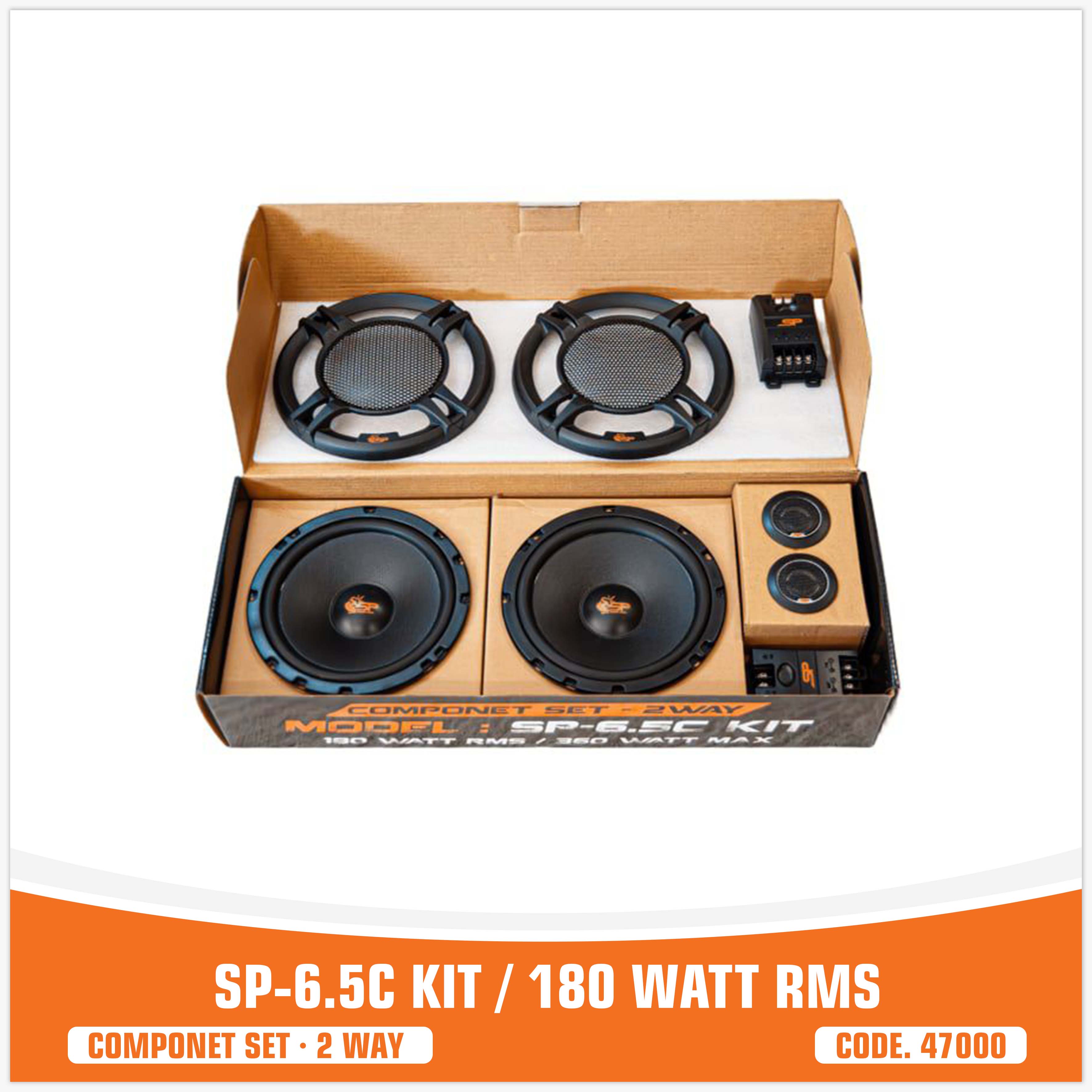  SP 6.5C 2 WAY 2 WOOFER +2 TW + 2 CROSS  (PRICIO POR KIT)