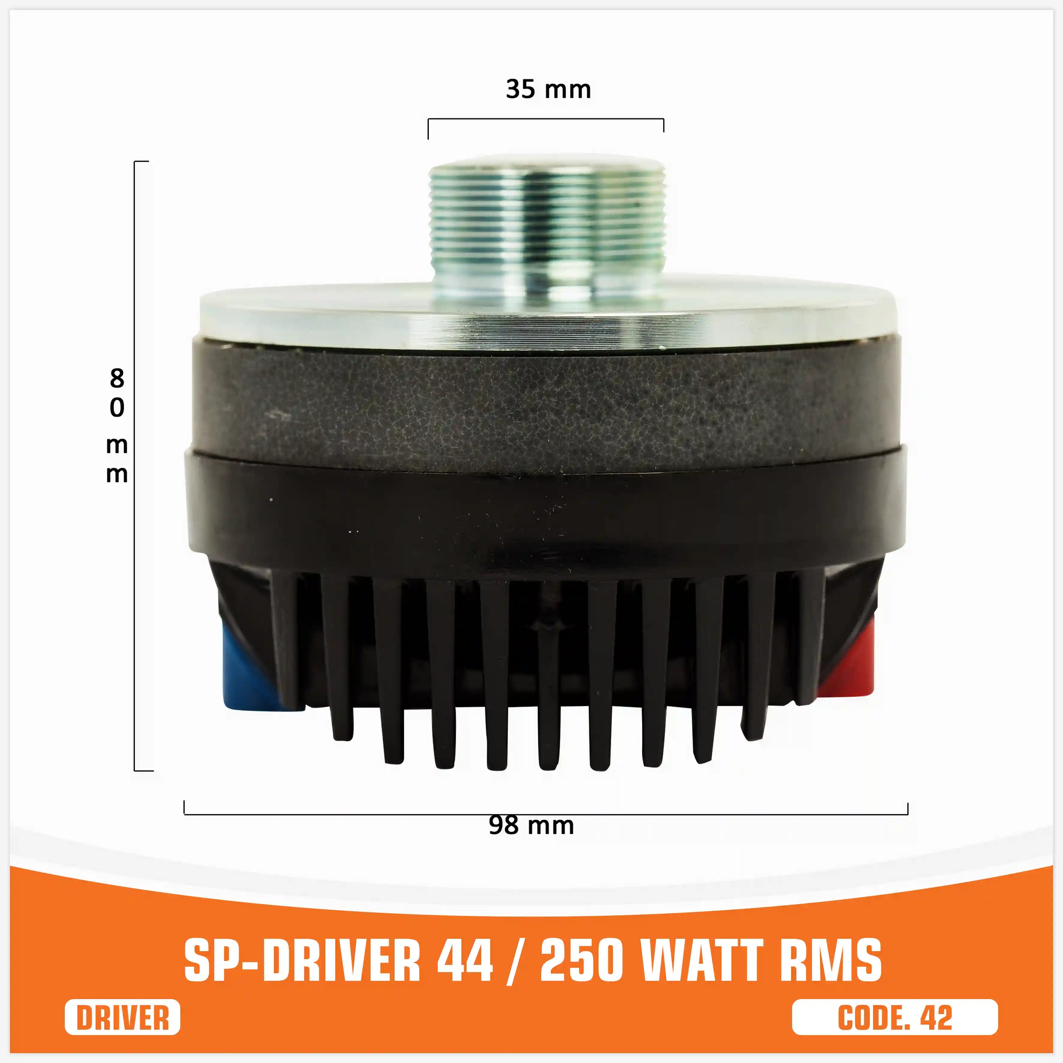 (درایور   44)
(بدون هورن)
 (250W RMS)
(قیمت تک)