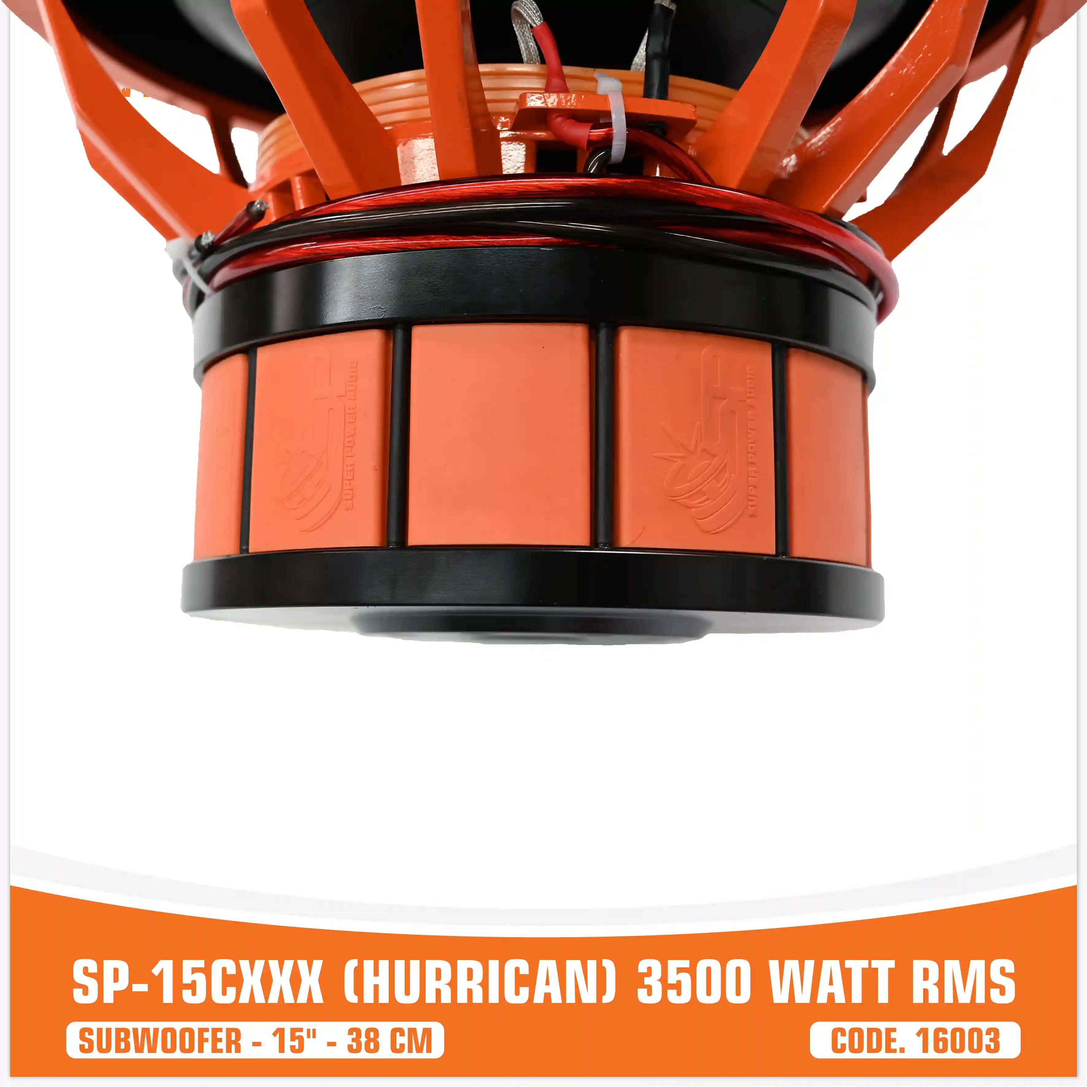 SP 15CXXX SUBWOOFER 15"/38CM BIG SORROUND 3500W RMS - NEW 2026 (UNIT PRICE)