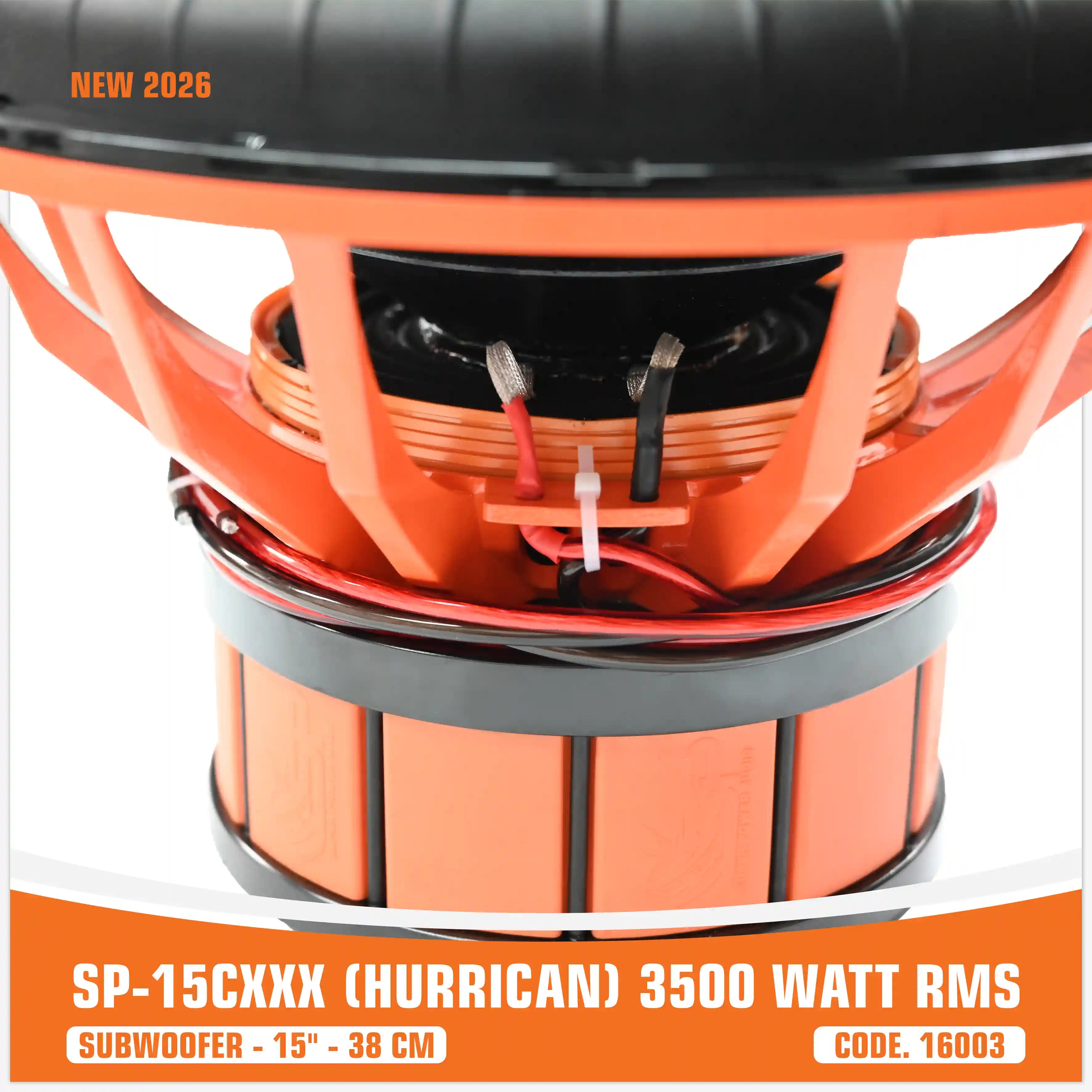 SP 15CXXX SUBWOOFER 15"/38CM BIG SORROUND 3500W RMS - NEW 2026 (UNIT PRICE)