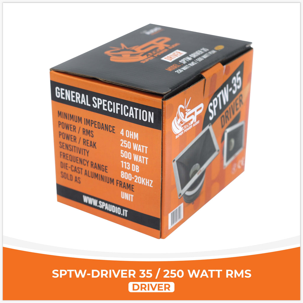 SP DRIVER 35 COMPLETE DRIVER WITH HORN 150W RMS (UNIT PRICE) – spaudio