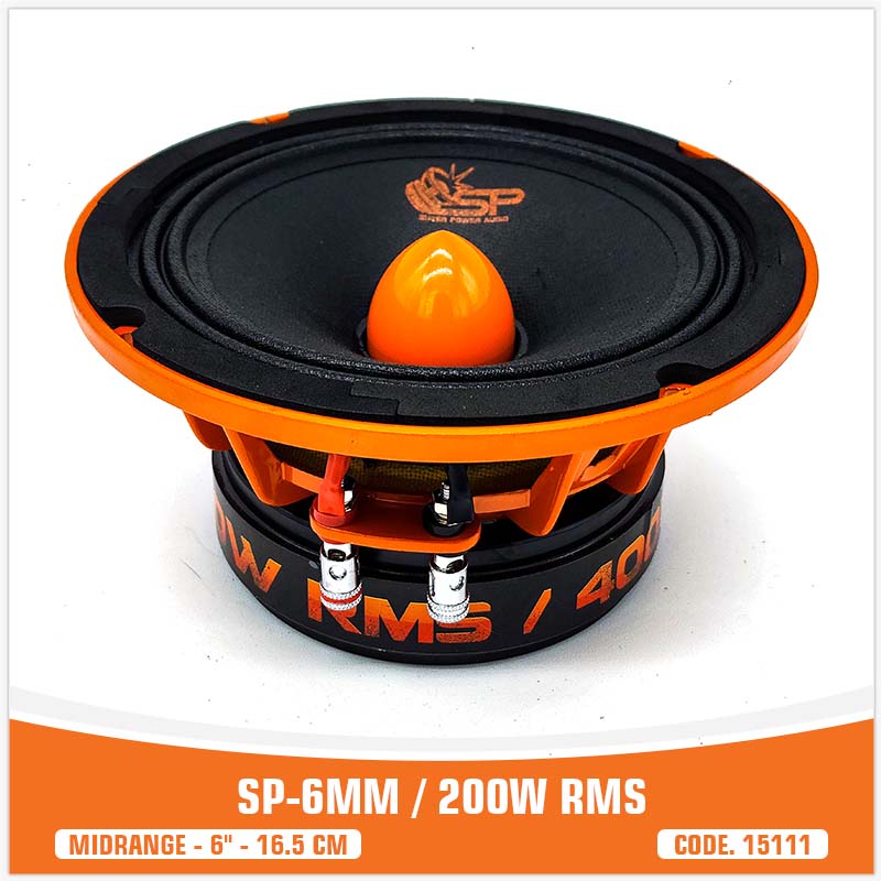 SP 6MM MIDRANGE ESTREMO 6,5"/16,5CM  200W RMS (PREZZO COPPIA)