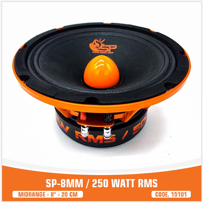 SP 8MM MIDRANGE EXTREME 8"/20CM 250W RMS (PREZZO PER COPPIA)