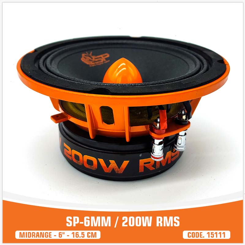SP 6MM MIDRANGE ESTREMO 6,5"/16,5CM  200W RMS (PREZZO COPPIA)