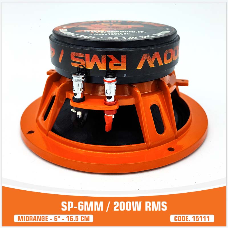 SP 6MM MIDRANGE ESTREMO 6,5"/16,5CM  200W RMS (PREZZO COPPIA)