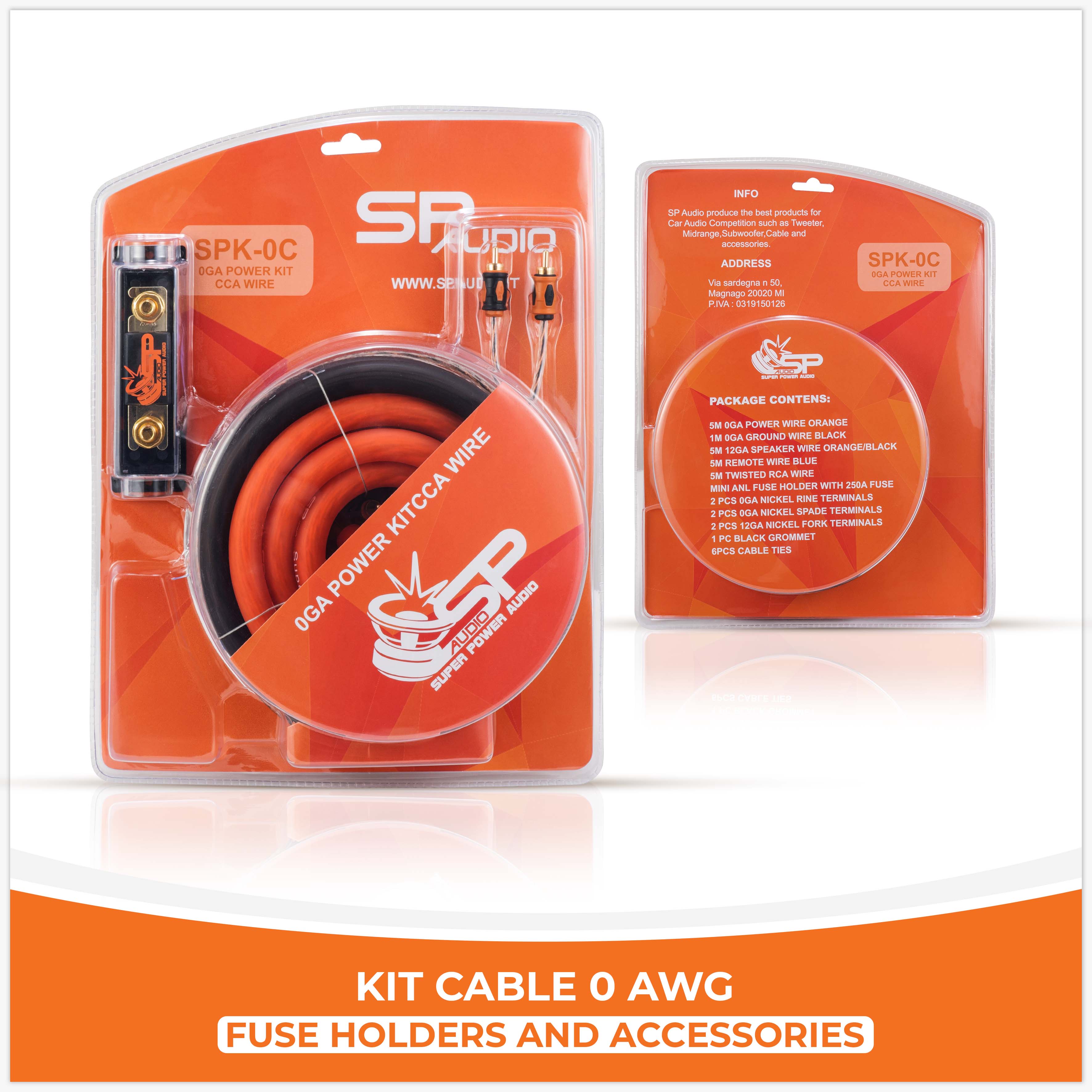 Cable del kit 0 AWG – spaudio