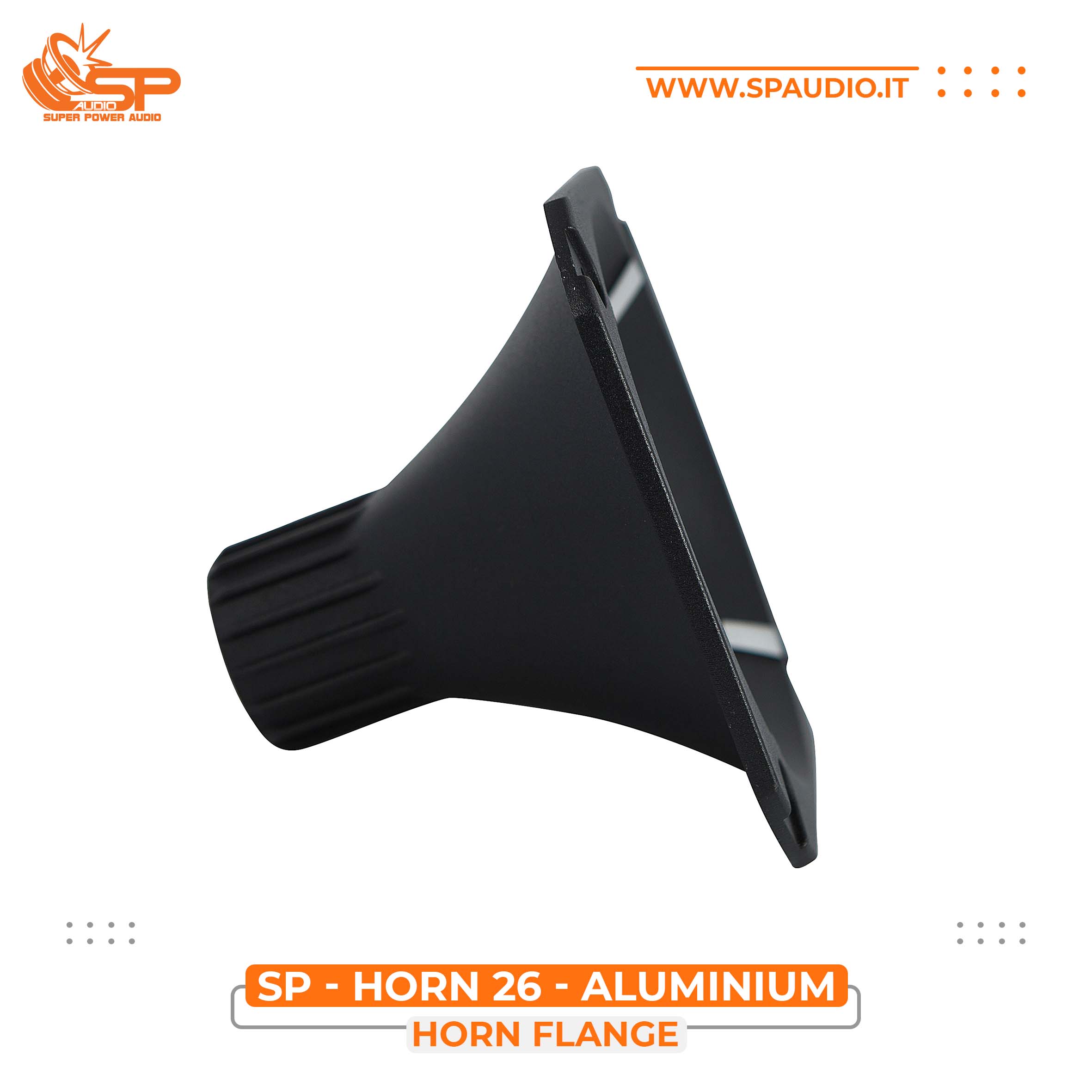 SP HORN 26 IN ALLUMINIO PER CONDUCENTE CON VITE (PREZZO UNITARIO)