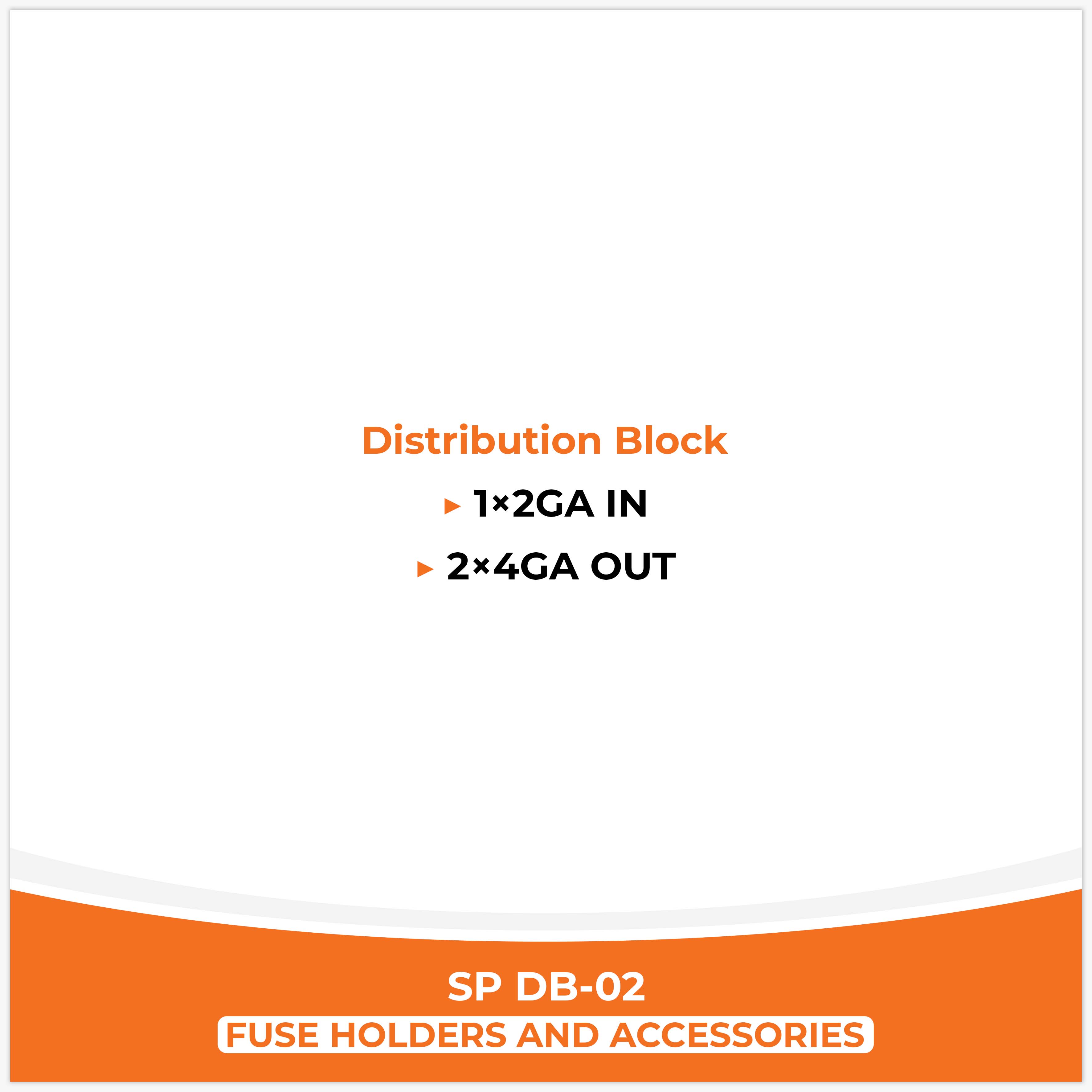 SP DB 01 DISTRIBUTTORE DI MASSA 1x0 GA IN+ 3x4 GA OUT            (PREZZO UNITARIO)