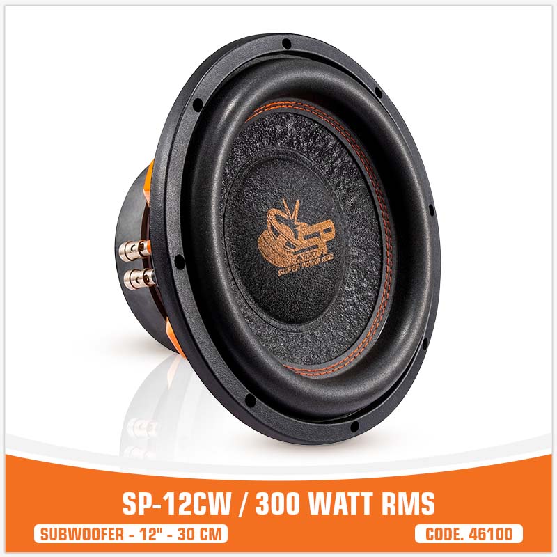 SP 12CW MIGLIOR PREZZO SUBWOOFER 12"/30CM 300WATT RMS (PREZZO UNITARIO)