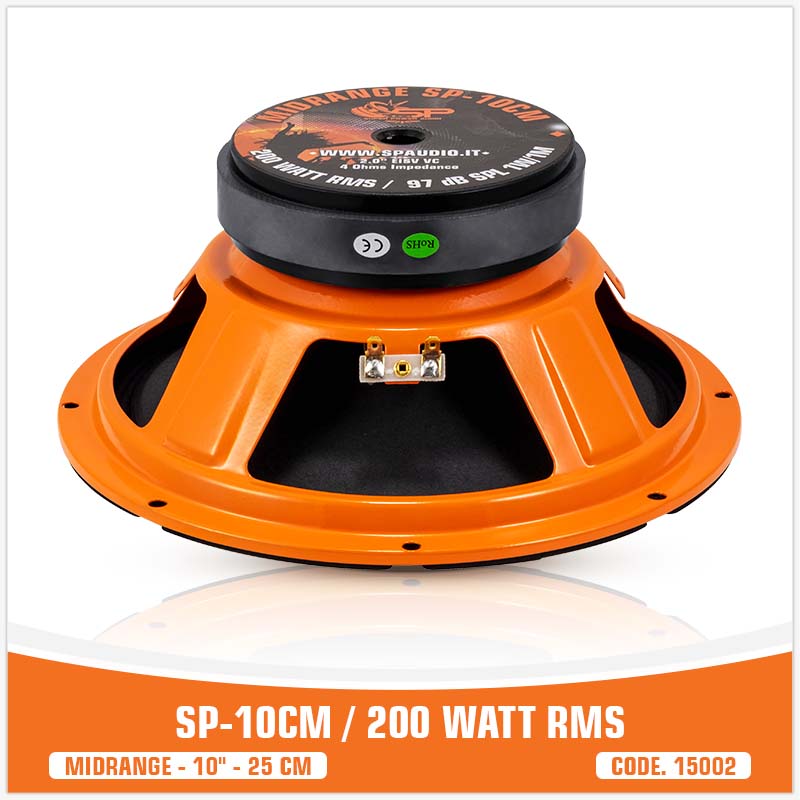SP 10CM MIDRANGE BEST SELLER 10"/25CM 200W RMS (PREZZO COPPIA)