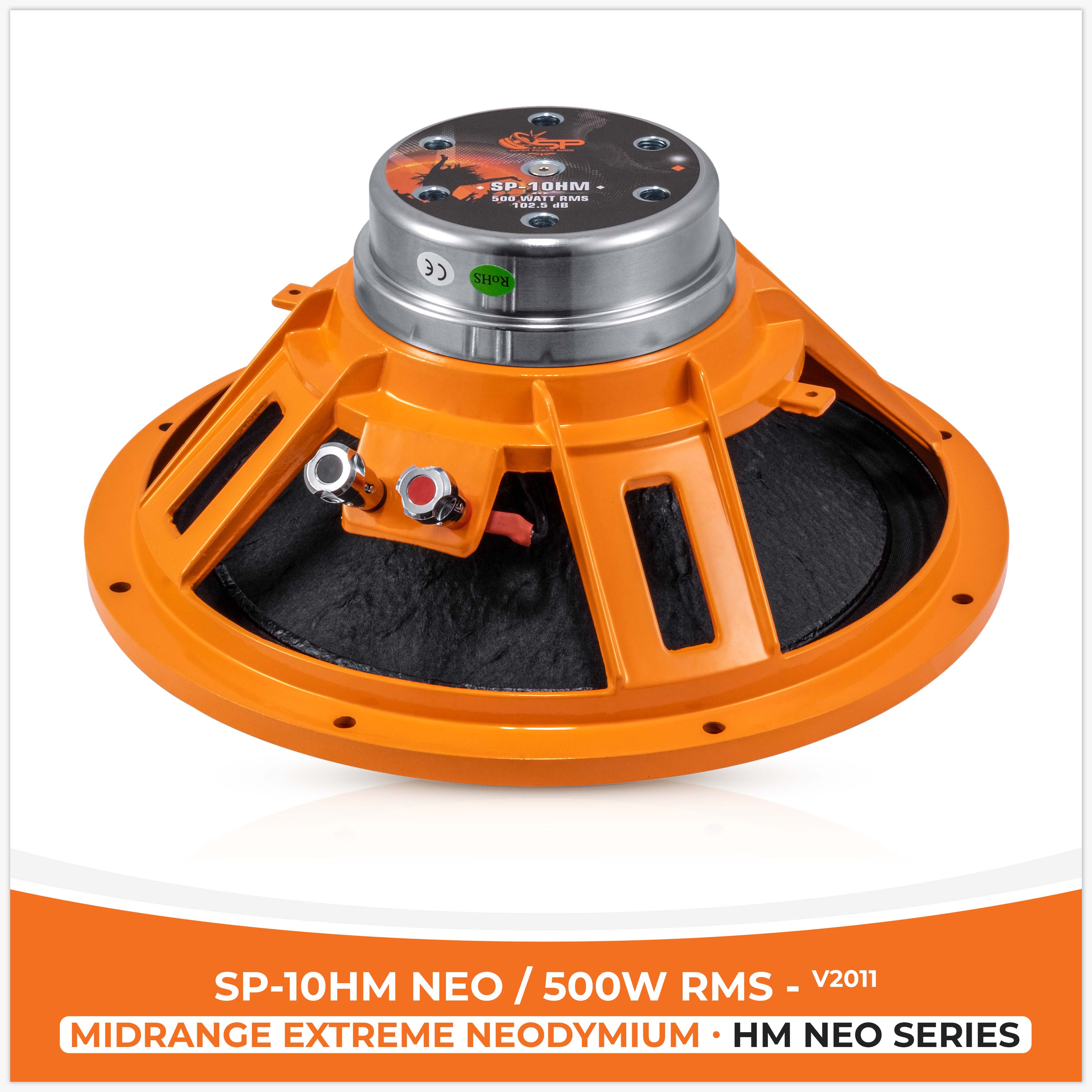 SP 10HM NEO MIDRANGE EXTREME 10 "/25CM NEO MAGNET 500W RMS, V2011 (PREZZO UNITARIO)