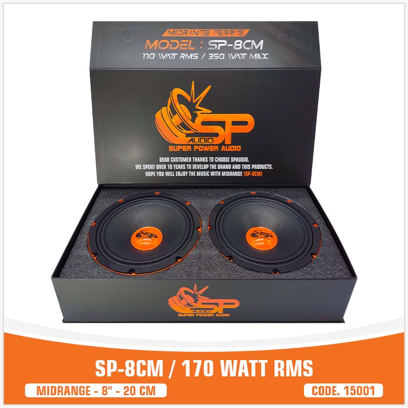 (8CM   میدرنج)
 (8"/ 20CM)
(150W RMS)
(قیمت جفت)
