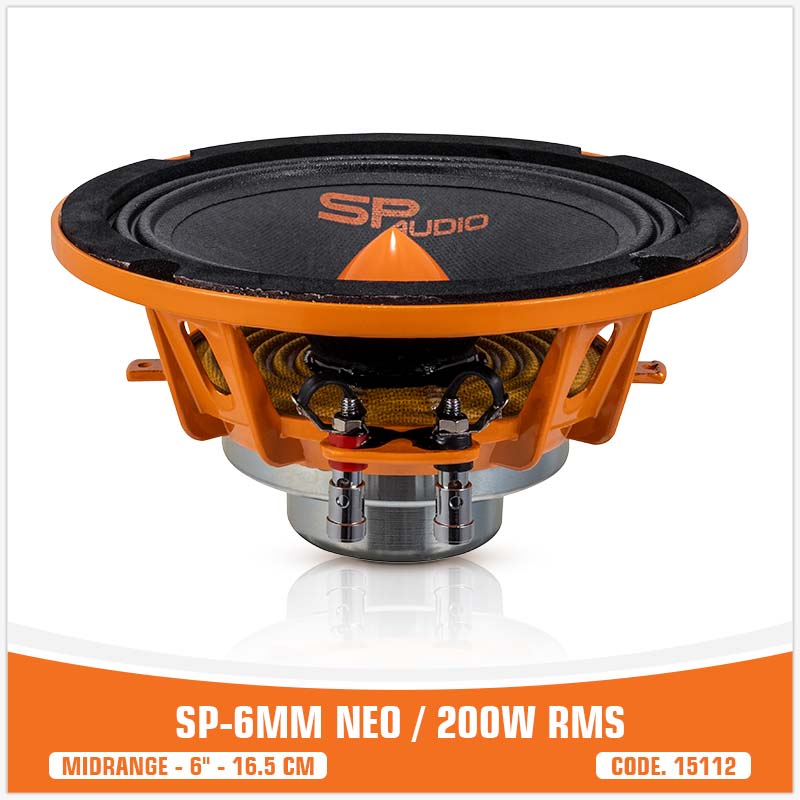 SP 6MM NEO MIDRANGE ESTREMO 6,5"/16,5CM MAGNETE NEODIMIO 200W RMS (PREZZO SINGOLO)