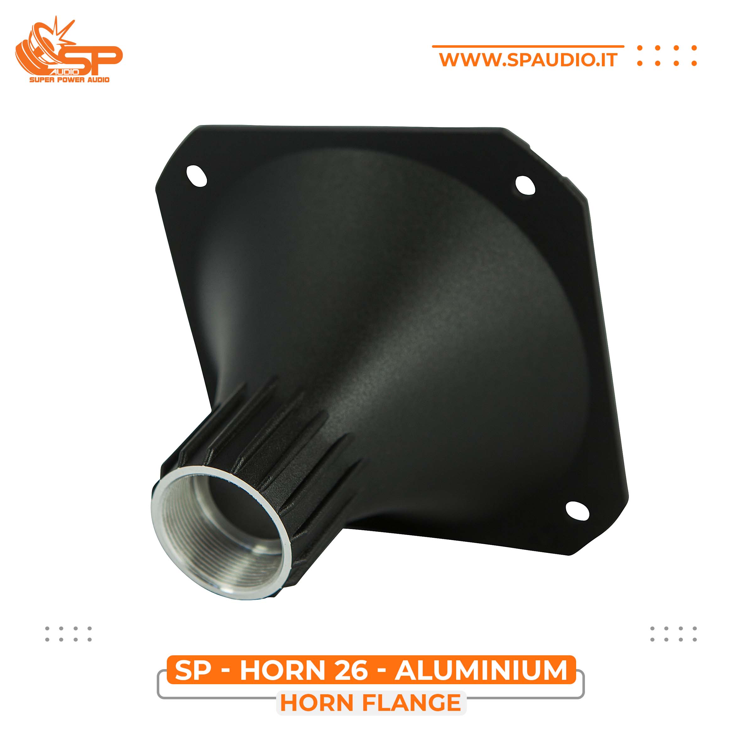 SP HORN 26 IN ALLUMINIO PER CONDUCENTE CON VITE (PREZZO UNITARIO)