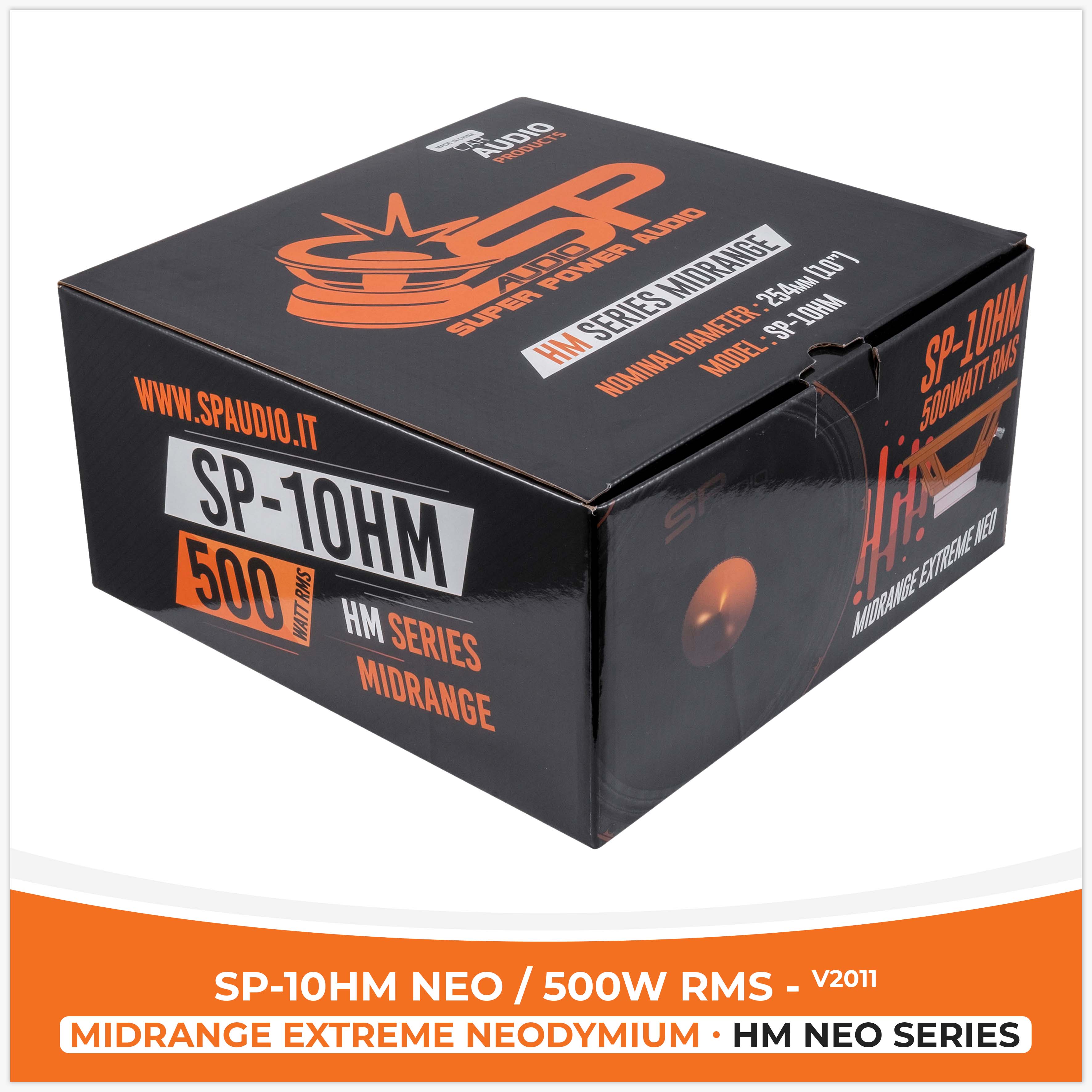 SP 10HM NEO MIDRANGE EXTREME 10 "/25CM NEO MAGNET 500W RMS, V2011 (PREZZO UNITARIO)