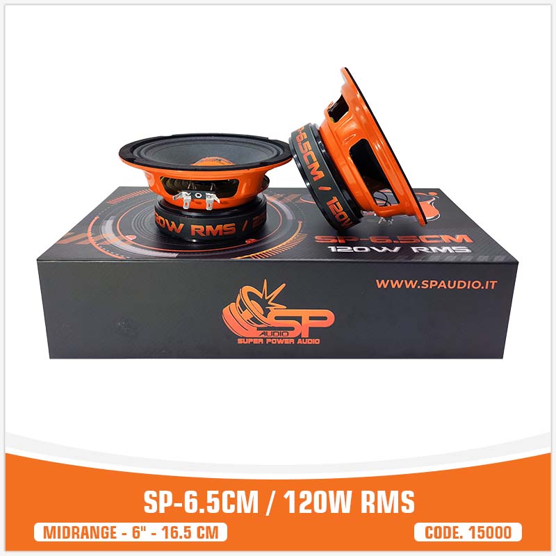 SP 6.5CM MIDRANGE IL PIÙ VENDUTO6,5"/16,5CM 100W RMS (PREZZO COPPIA)
