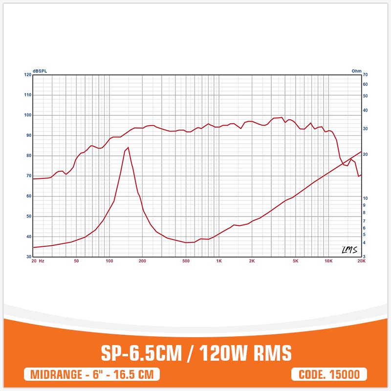 SP 6.5CM MIDRANGE IL PIÙ VENDUTO6,5"/16,5CM 100W RMS (PREZZO COPPIA)