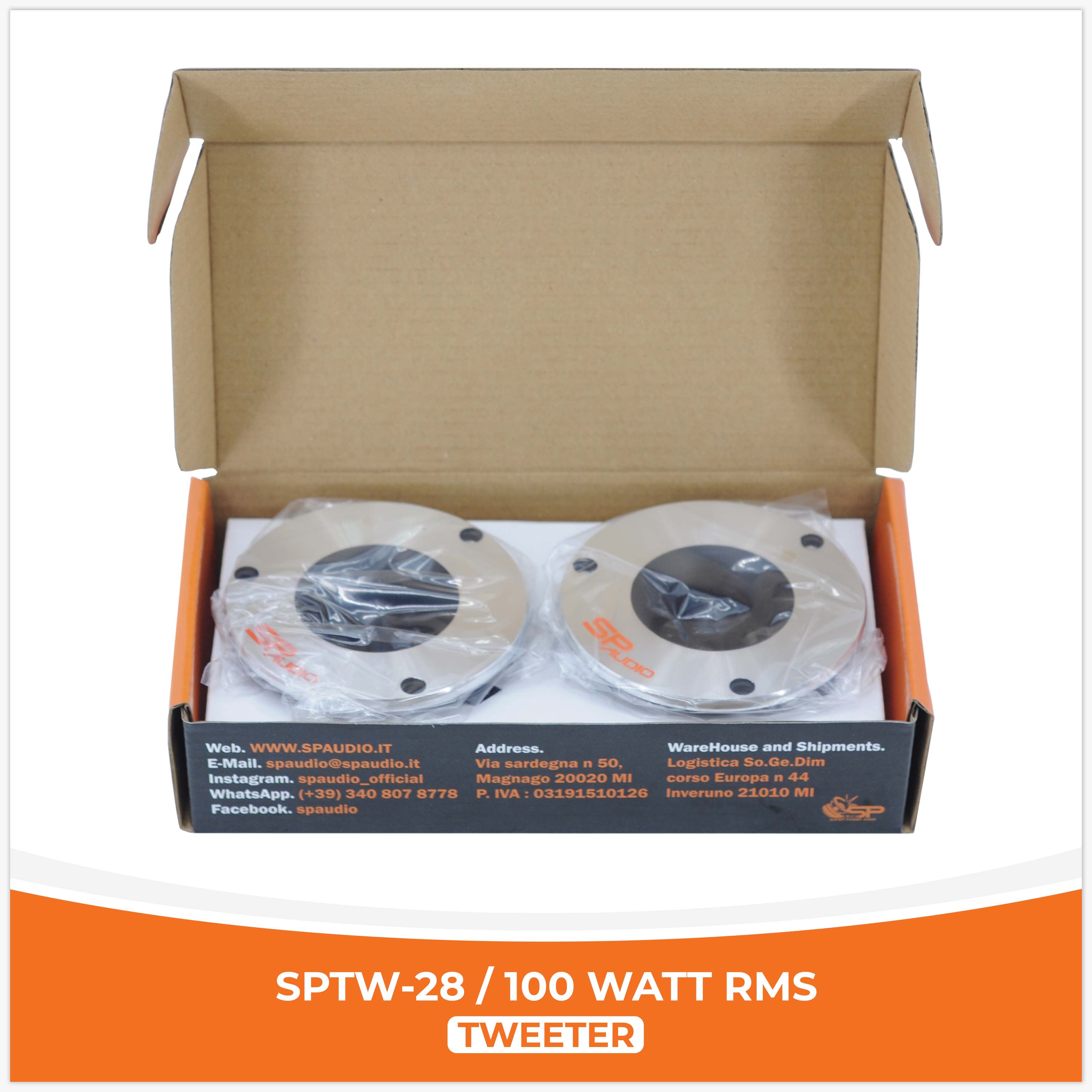SP TW 28 TWEETER BALA 100W RMS (PRECIO POR PAR)